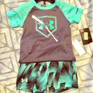 ❌SOLD❌ BRAND NEW Under Armour Set. Size 6-9mo!